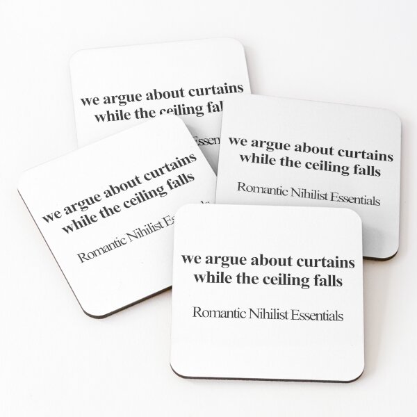 Item preview, Arguing About Curtains While the Ceiling Falls designed and sold by birdspinestudio.