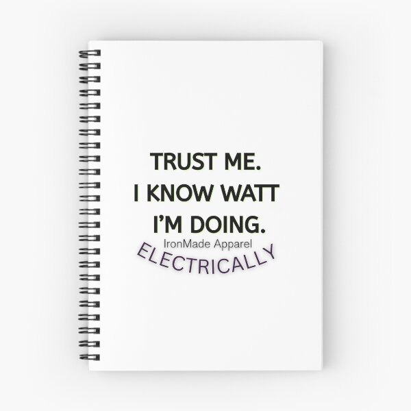Item preview, Trust Me I Know Watt I’m Doing Electrician T-Shirt | Funny Electrical Worker Pun Tee for Linemen & Tradesmen designed and sold by IronMade Apparel.