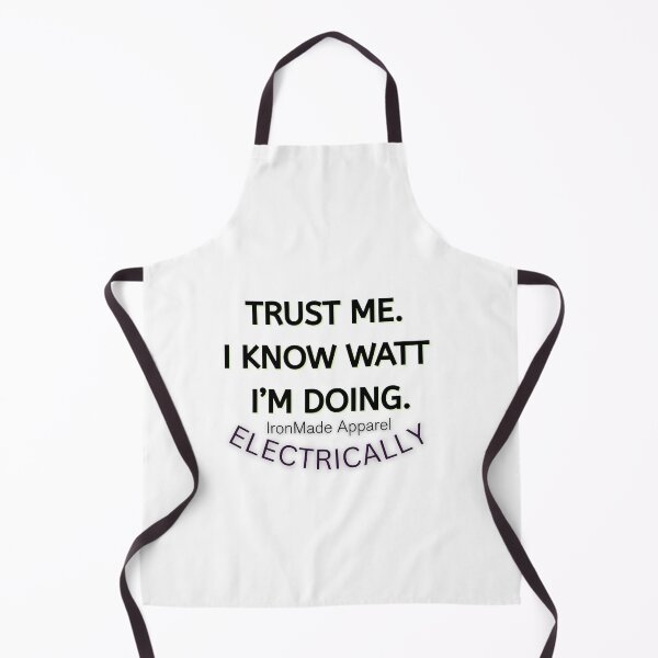 Item preview, Trust Me I Know Watt I’m Doing Electrician T-Shirt | Funny Electrical Worker Pun Tee for Linemen & Tradesmen designed and sold by IronMade Apparel.