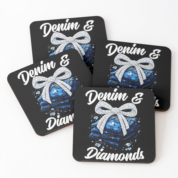 Item preview, Denim And Diamonds Western Cowgirl Style Design designed and sold by zamiokaline.