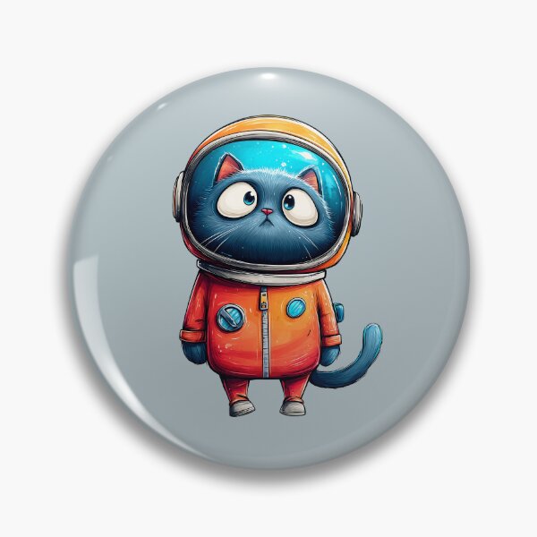 Item preview, Cute Astronaut Cat – Kawaii Space Kitten designed and sold by dharanna.