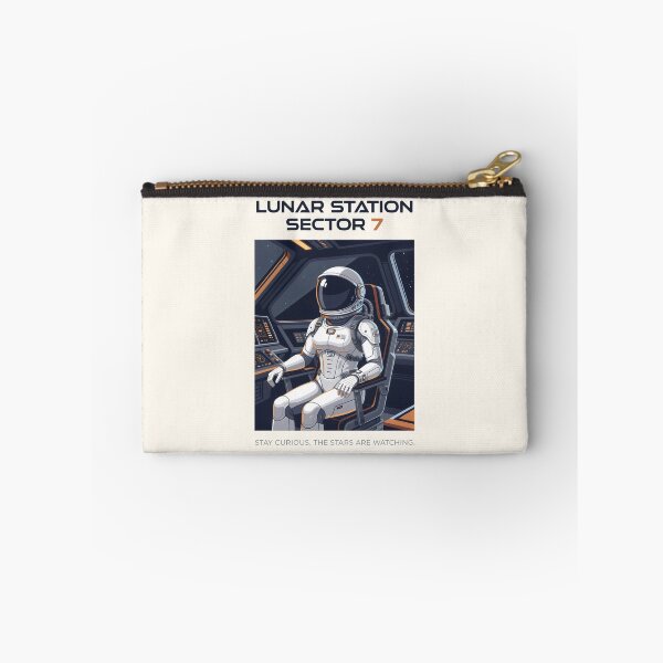 Item preview, Lunar Station Sector 7 Sci-Fi Illustration designed and sold by SplashTastic.