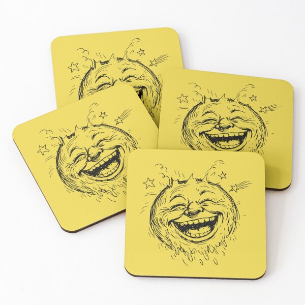 Item preview, Laughing moon face designed and sold by AndreBarnard.