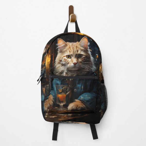 Item preview, Cat Portrait in a Quiet Night Café designed and sold by Erika Kaisersot.