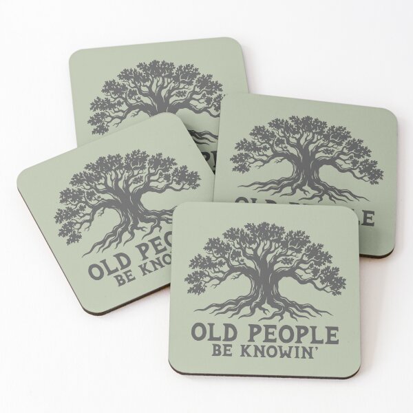Item preview, Old People Be Knowing Funny Retro Quote  designed and sold by Colorfulman.