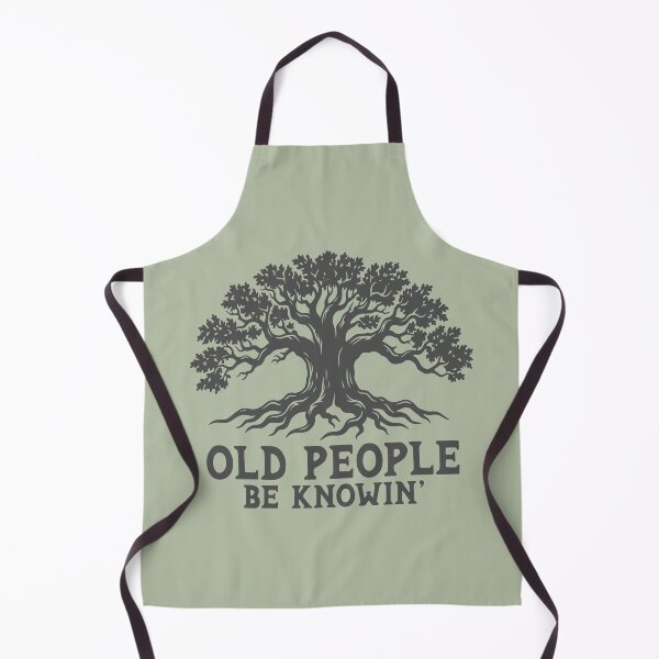 Item preview, Old People Be Knowing Funny Retro Quote  designed and sold by Colorfulman.