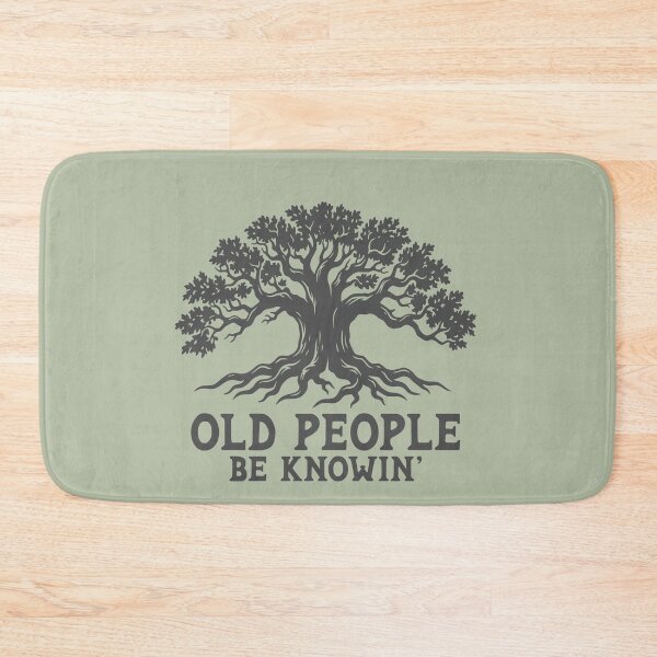 Item preview, Old People Be Knowing Funny Retro Quote  designed and sold by Colorfulman.