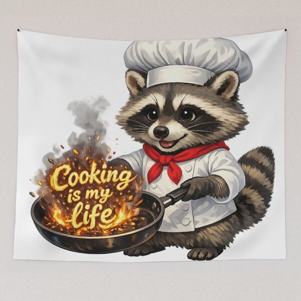 Artikelvorschau, Pfannen-Vibes: Kochen ist mein Leben entworfen und verkauft von RolMerch.