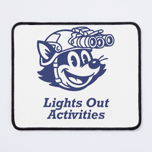 Item preview, Lights Out Racoon (indigo) designed and sold by Deepwood.