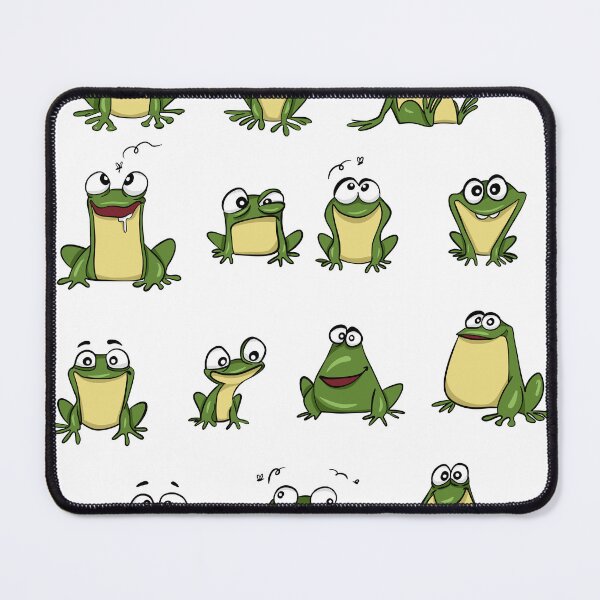Item preview, Funny Frog Emoji Sticker Sheet designed and sold by LYAN-STORE.