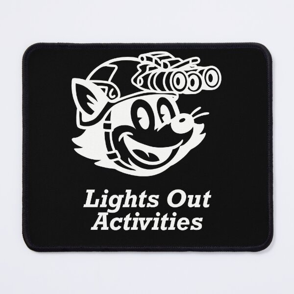 Item preview, Lights Out Racoon (white) designed and sold by Deepwood.
