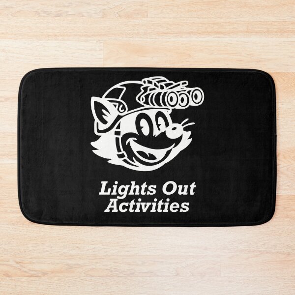 Item preview, Lights Out Racoon (white) designed and sold by Deepwood.