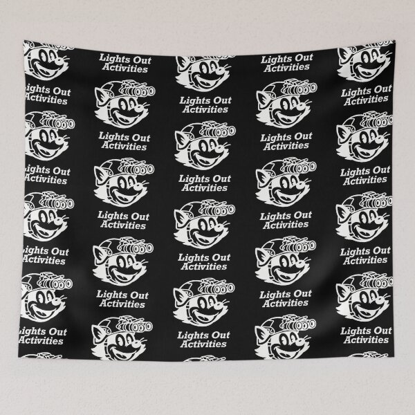 Item preview, Lights Out Racoon (white) designed and sold by Deepwood.