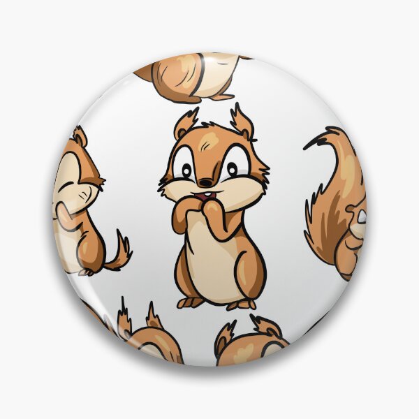 Item preview, Funny Squirrel Emoji Sticker Sheet - Cute Forest Animal Art designed and sold by LYAN-STORE.
