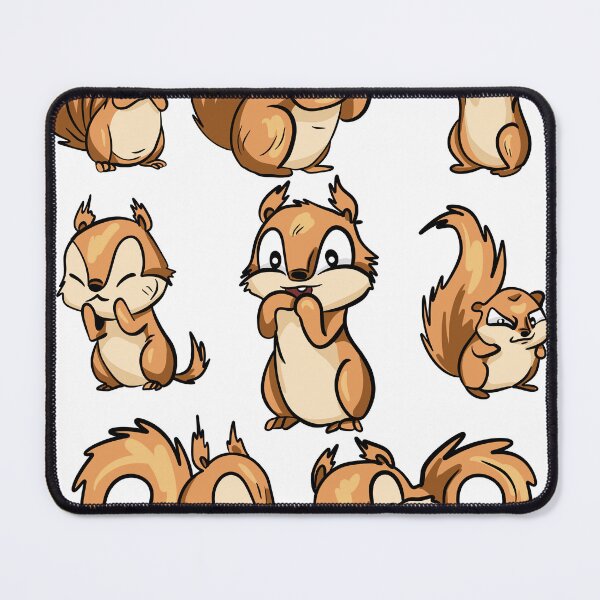 Item preview, Funny Squirrel Emoji Sticker Sheet - Cute Forest Animal Art designed and sold by LYAN-STORE.