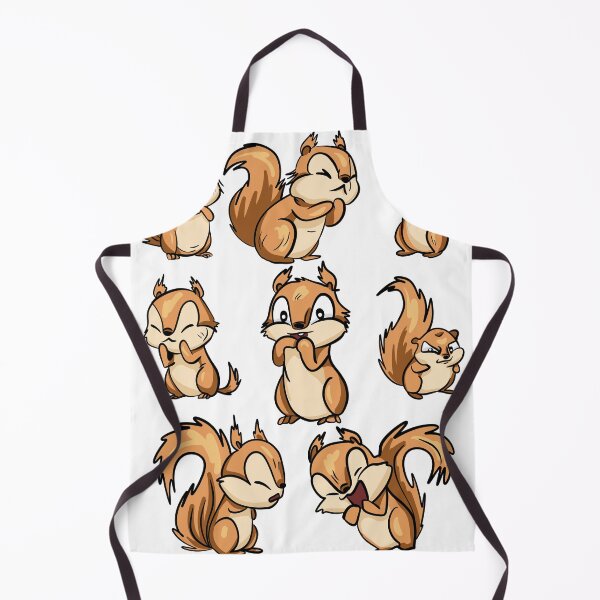 Item preview, Funny Squirrel Emoji Sticker Sheet - Cute Forest Animal Art designed and sold by LYAN-STORE.
