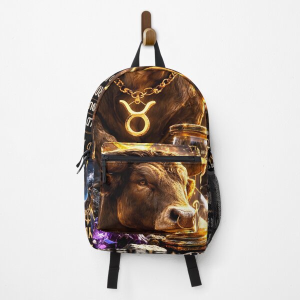 Item preview, Powerful Taurus Zodiac Motivational Bull Art designed and sold by Zodiac Celestial Art.
