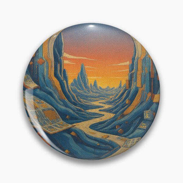 Item preview, Psychedelic Portal Tunnel Landscape  designed and sold by ZChrome.