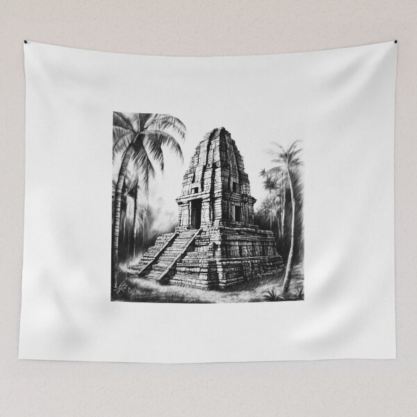 Item preview, Mayan ruins designed and sold by Island Art Studios.