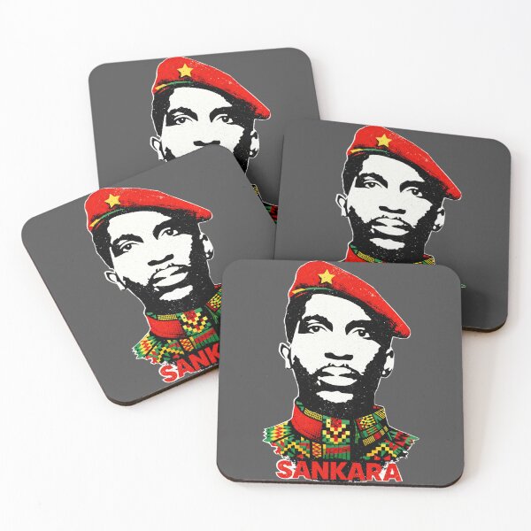 Item preview, Vintage Thomas Sankara | Pan-African Revolutionary | African Kente fabric designed and sold by Youngkev-arts.