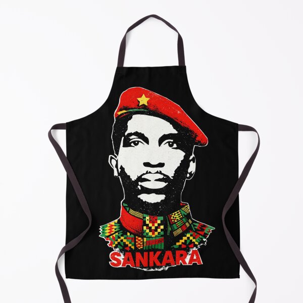 Item preview, Vintage Thomas Sankara | Pan-African Revolutionary | African Kente fabric designed and sold by Youngkev-arts.