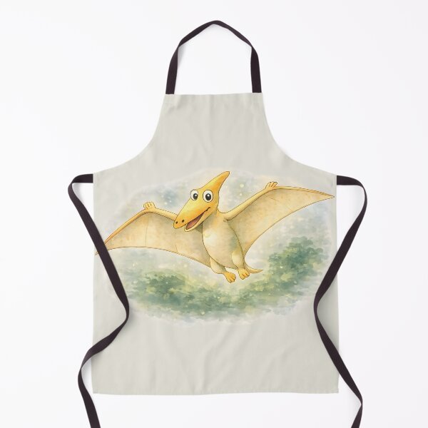 Item preview, Happy Flying Pterodactyl – Cute Watercolor Dinosaur Illustration designed and sold by blankTeeShirt.
