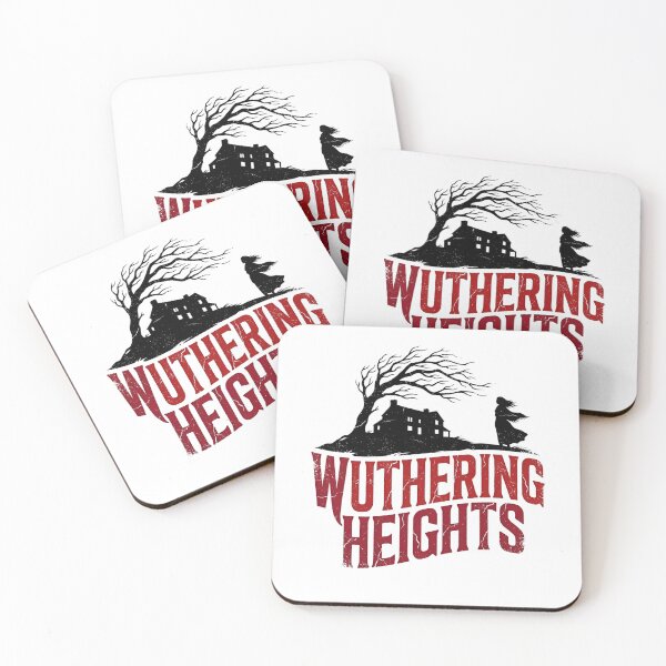 Item preview, Wuthering Heights Distressed Red Typography Catherine Ghost designed and sold by Fenay Designs.