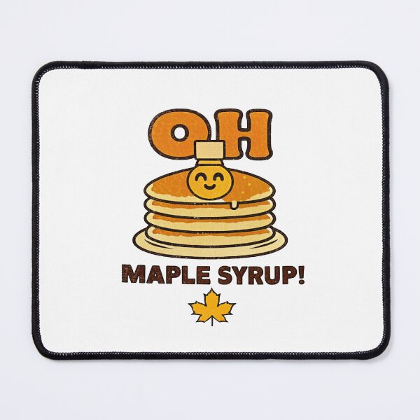 Item preview, Oh Maple Syrup Pancakes – Funny Canada Breakfast Vintage Maple Leaf Design designed and sold by Globalcitytees.