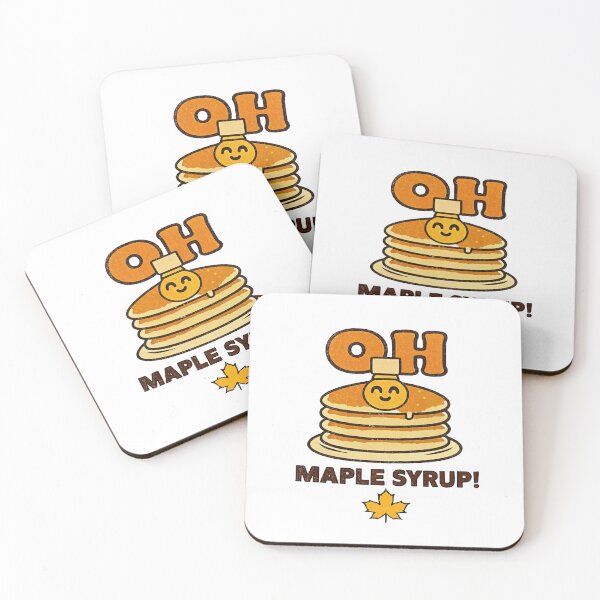 Item preview, Oh Maple Syrup Pancakes – Funny Canada Breakfast Vintage Maple Leaf Design designed and sold by Globalcitytees.