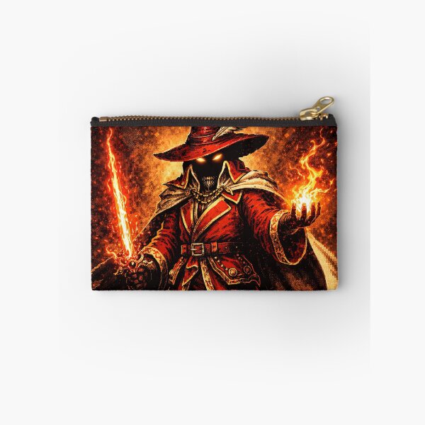 Item preview, Red Mage Wizard Fantasy Spellcaster Art designed and sold by Retr0Tshirts.