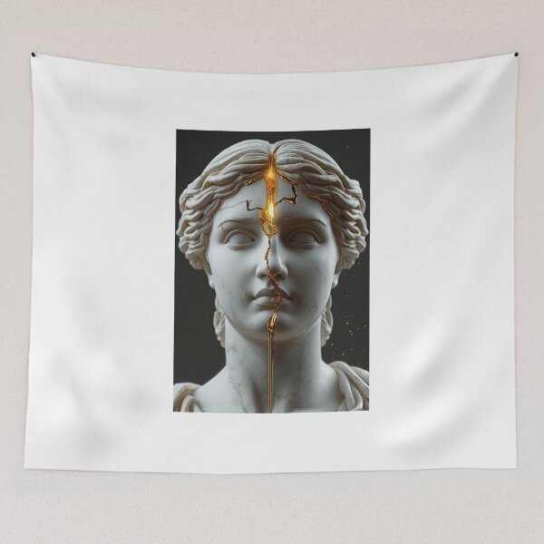 Item preview, Golden Soul - Cracked Marble Goddess designed and sold by THEARTCURATİON .