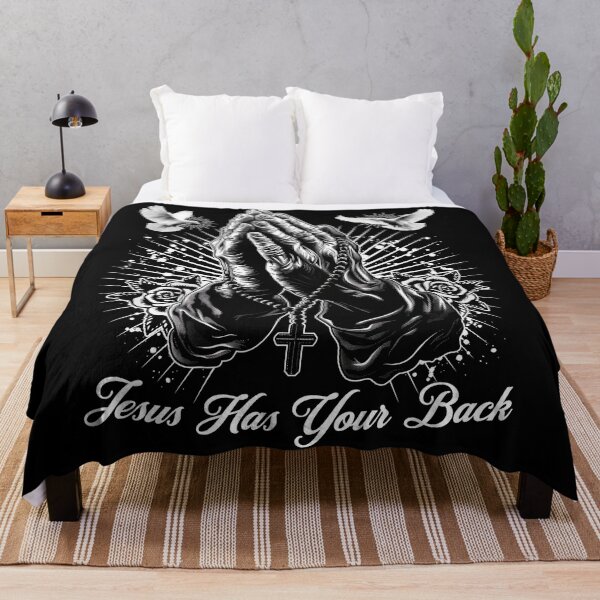 Item preview, Jesus Has Your Back Praying Hands Faith Design designed and sold by Modaozushi216.