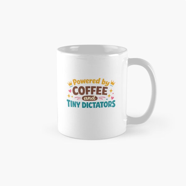 Item preview, Powered by Coffee & Tiny Dictators designed and sold by YV Designs & Stuff.