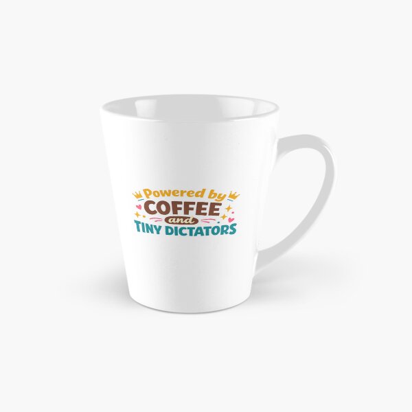 Item preview, Powered by Coffee & Tiny Dictators designed and sold by YV Designs & Stuff.