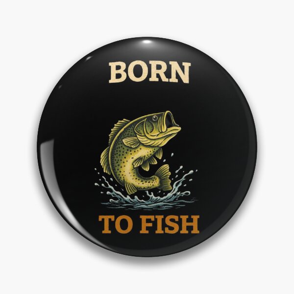 Item preview, Born To Fish Funny Fishing Fisherman Retro Design designed and sold by Tropivaro.