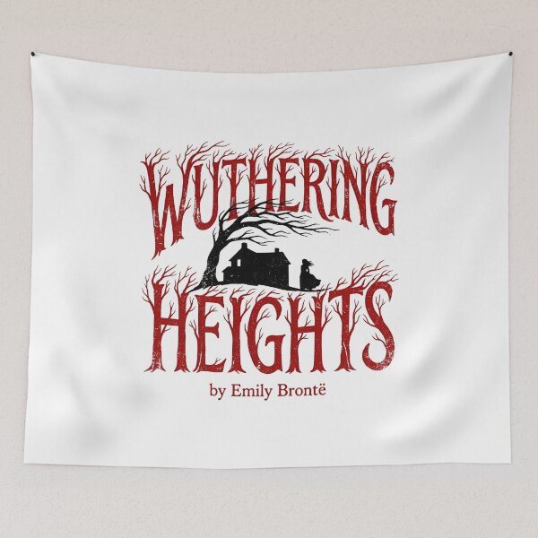 Item preview, Wuthering Heights by Emily Bronte Red Tree Typography designed and sold by Fenay Designs.