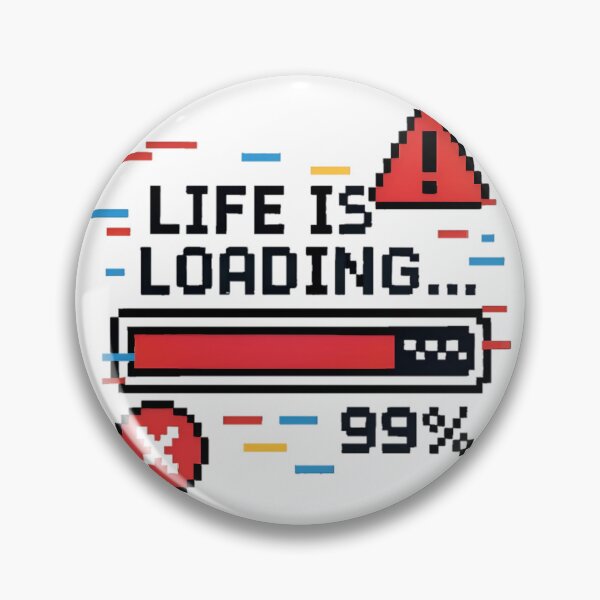 Item preview, Life is loading pixel art retro gaming aesthetic  designed and sold by AlanyaArtX.