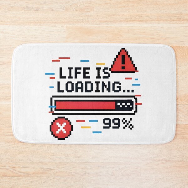 Item preview, Life is loading pixel art retro gaming aesthetic  designed and sold by AlanyaArtX.