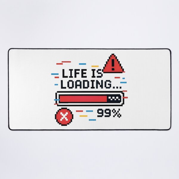 Item preview, Life is loading pixel art retro gaming aesthetic designed and sold by AlanyaArtX.