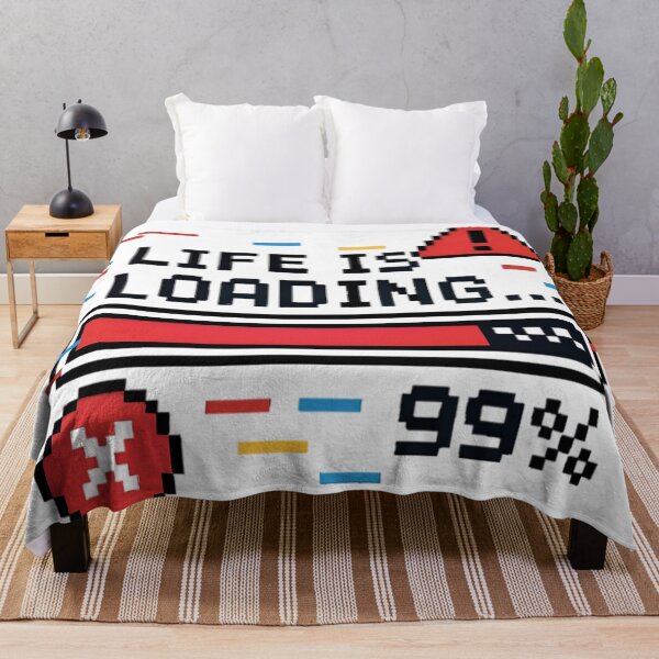 Item preview, Life is loading pixel art retro gaming aesthetic  designed and sold by AlanyaArtX.