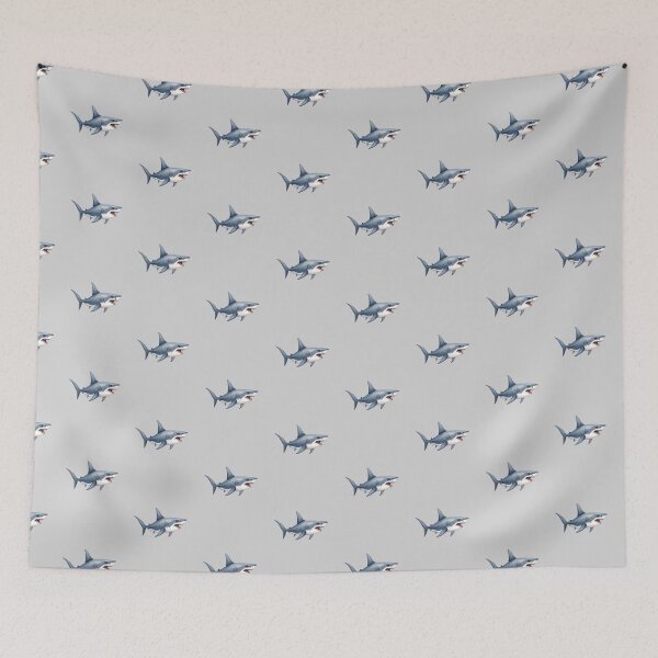 Item preview, Great White Shark ART Style designed and sold by pixeldizajn.