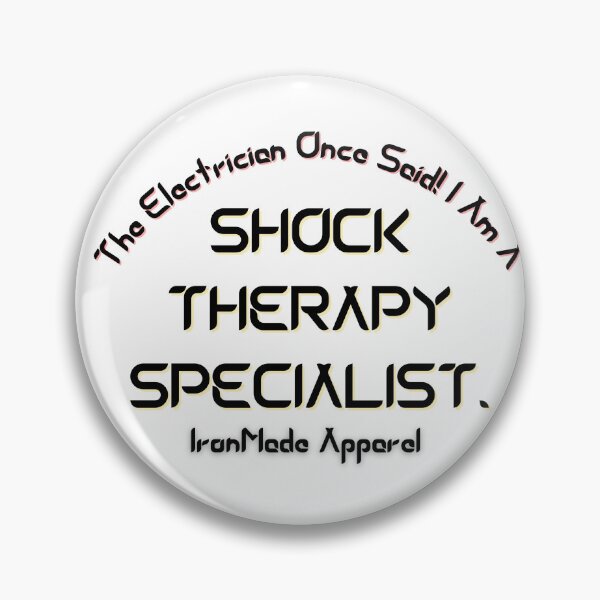 Item preview, Shock Therapy Specialist Electrician T-Shirt | Funny Electrical Worker Humor Tee for Linemen & Tradesmen designed and sold by IronMade Apparel.