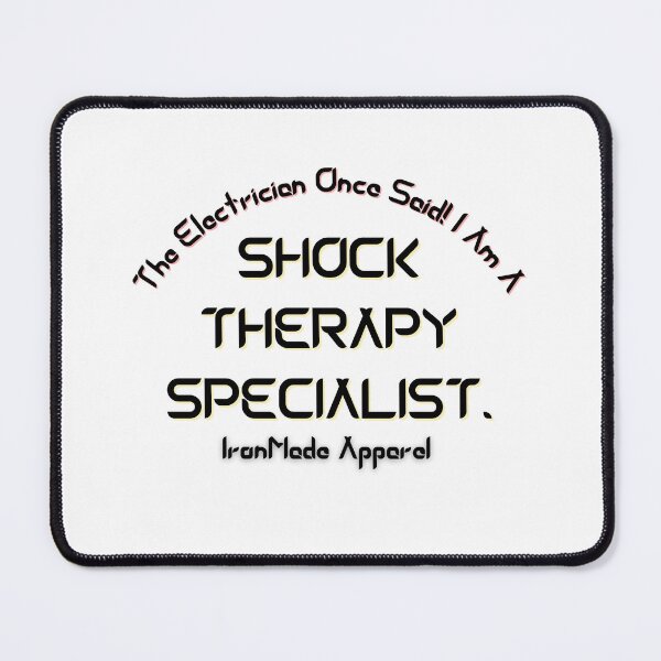 Item preview, Shock Therapy Specialist Electrician T-Shirt | Funny Electrical Worker Humor Tee for Linemen & Tradesmen designed and sold by IronMade Apparel.