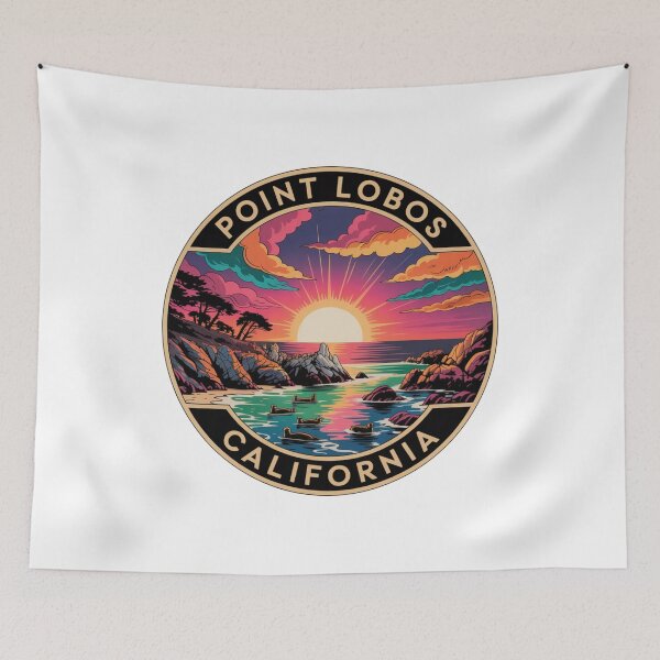 Item preview, Point Lobos California: Wildlife Illustration designed and sold by CircinusStore.