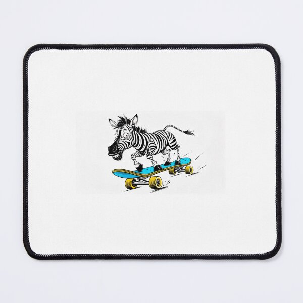 Item preview, Safari Zebra on Skateboard – African Wildlife Humour designed and sold by Mugged & Inspired.