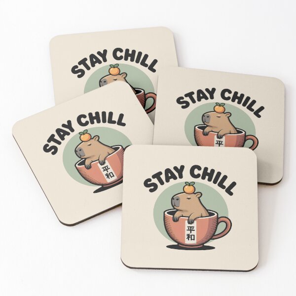 Item preview, Stay Chill Capybara Zen Lifestyle designed and sold by SplashTastic.