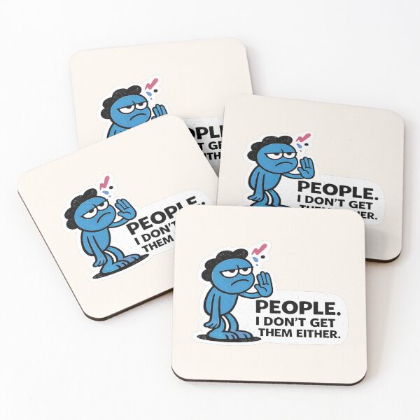 Item preview, People I Don’t Get Them Either Sticker – Introvert Relatable Humor designed and sold by lnewlfuk.