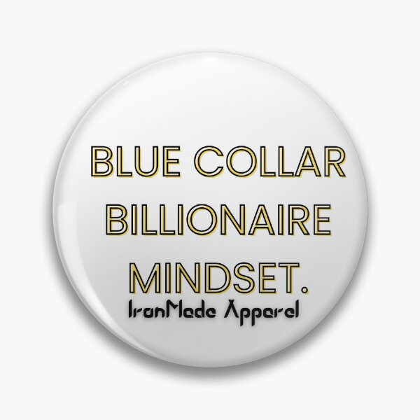 Item preview, Blue Collar Billionaire Mindset Electrician T-Shirt | Tradesman Success Mentality Tee for Electrical Workers designed and sold by IronMade Apparel.