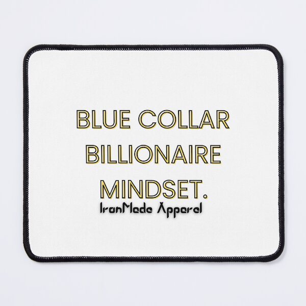 Item preview, Blue Collar Billionaire Mindset Electrician T-Shirt | Tradesman Success Mentality Tee for Electrical Workers designed and sold by IronMade Apparel.