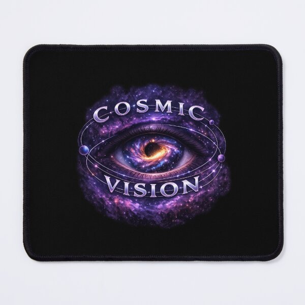 Item preview, Cosmic Vision - Surreal Galaxy Eye Typography designed and sold by MKreative Studio.